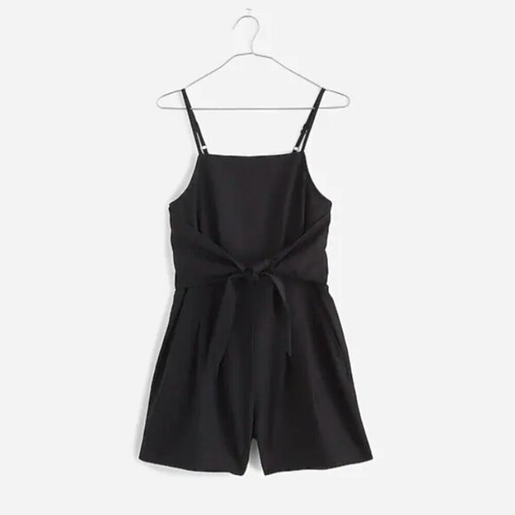 Madewell Tie-Waist Romper NWT - Picture 2 of 10